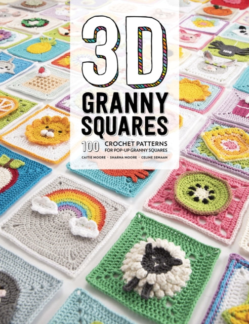 3d granny squares 100 crochet patterns for pop up granny squares book