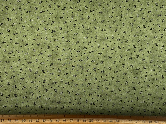 3 sisters moda vintage linens favourites favorites meadow green greens flowers floral cream ditsy cotton fabric shack malmesbury 3