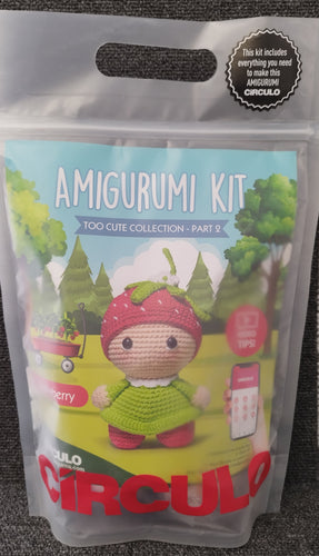 Circulo Amigurumi Crochet Kit Too Cute Collection Part 2 Strawberry Fabric Shack malmesbury