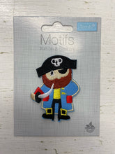 badge motif patch iron on sew on pirate fabric shack malmesbury