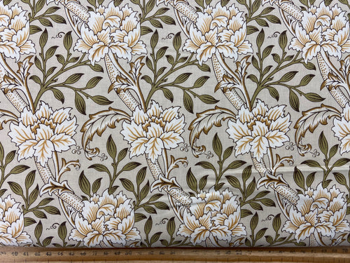 barbara blackman william morris manor floral flowers cotton fabric shack malmesbury compton hammersmith larkspur 9111