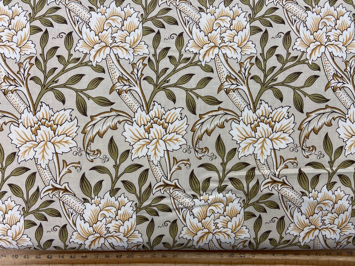 barbara blackman william morris manor floral flowers cotton fabric shack malmesbury compton hammersmith larkspur 9111