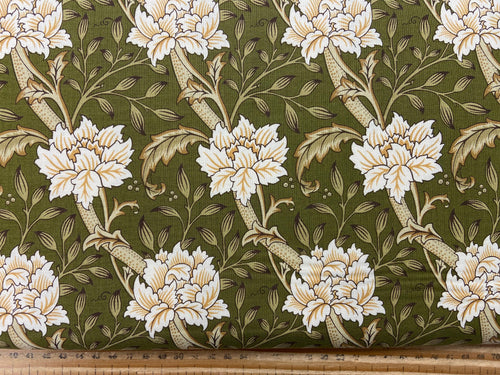 barbara blackman william morris manor floral flowers cotton fabric shack malmesbury compton hammersmith larkspur 9112