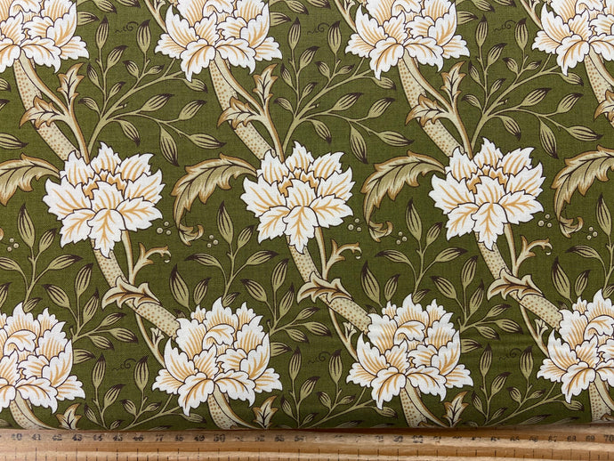 barbara blackman william morris manor floral flowers cotton fabric shack malmesbury compton hammersmith larkspur 9112