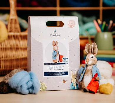 beatrix potter peter rabbit needle felting kit crafty kit company fabric shack malmesbury box pic