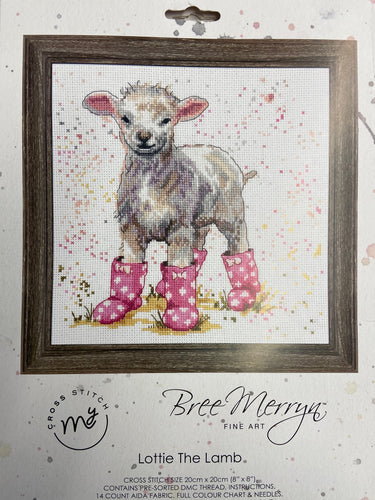 Bree Merryn Counted Cross Stitch Kit Lottie the Lamb