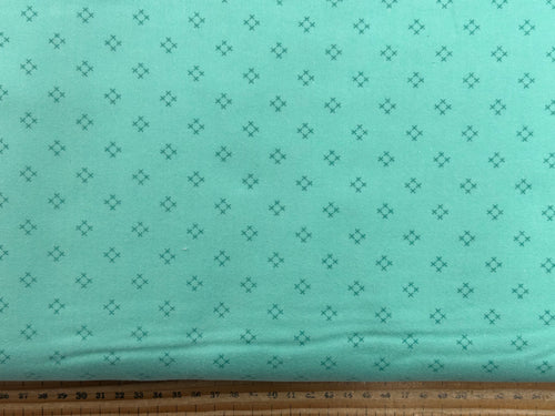 corey yoder moda sherbert sunshine flannel brushed cotton sea glass crosses turquoise fabric shack malmesbury