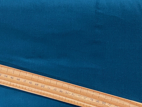 cotton needlecord babycord needle cord corduroy cordroy 21 w wale petrol blue fabric shack malmesbury