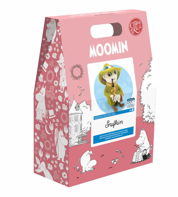 crafty kit company needle felting kit moomin snufkin fabric shack malmesbury
