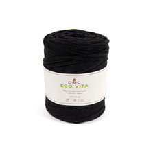 dmc eco vita tshirt t-shirt cotton yarn knitting knit crochet yarn wool fabric shack malmesbury D390_BLK black