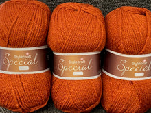 fabric shack knitting crochet knit wool yarn stylecraft aran copper 1029