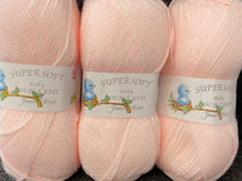 fabric shack knitting knit knitting crochet wool yarn james c brett baby babies light peach bb8