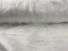 faux fur white long pile shaggy fabric shack malmesbury