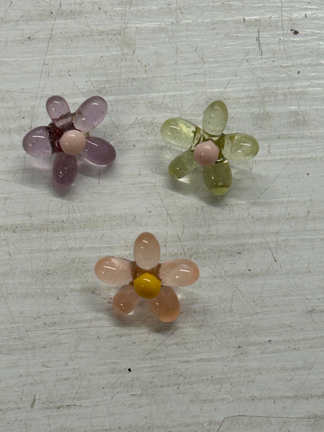 Crazy Daisy Button 14mm with Shank in Various Colours