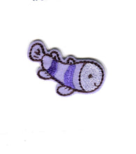 habico badge motif patch iron on sew on fish purple small fabric shack malmesbury