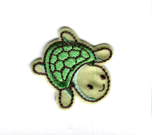 habico badge motif patch iron on sew on green turtle small fabric shack malmesbury