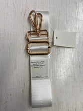 handbag shoulder strap woven twill adjustable plain white stephanoise fabric shack malmesbury