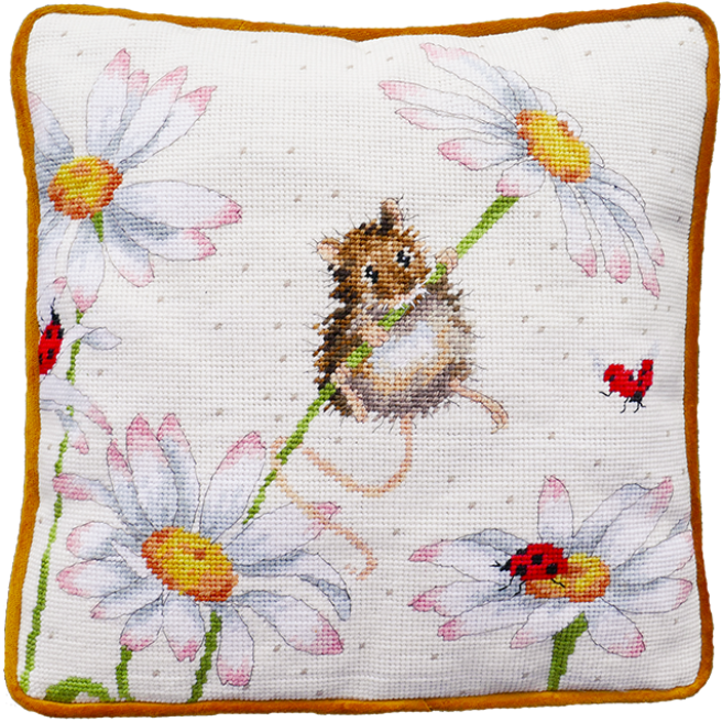 hannah dale daisy mouse tapestry needlepoint kit THD80 fabric shack malmesbury