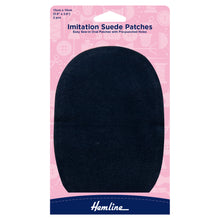 hemline sew in patch patches imitation suede navy blue fabric shack malmesbury H699_S_NVY
