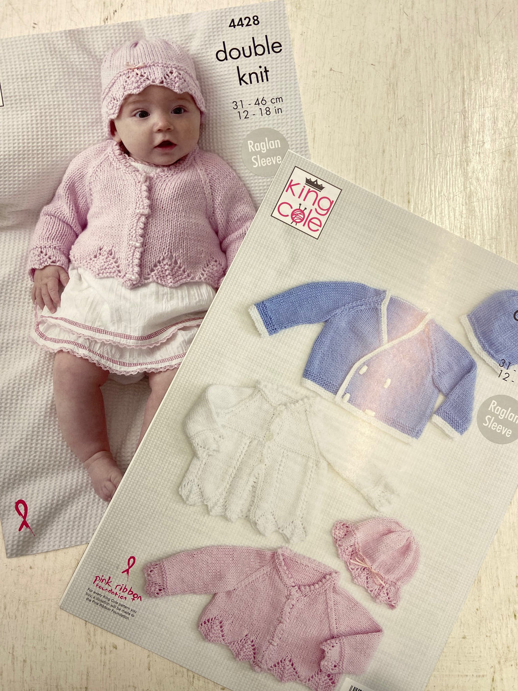 king cole Babies Jacket Cardigan Hat Cottonsoft Double Knit 4428 fabric shack malmesbury