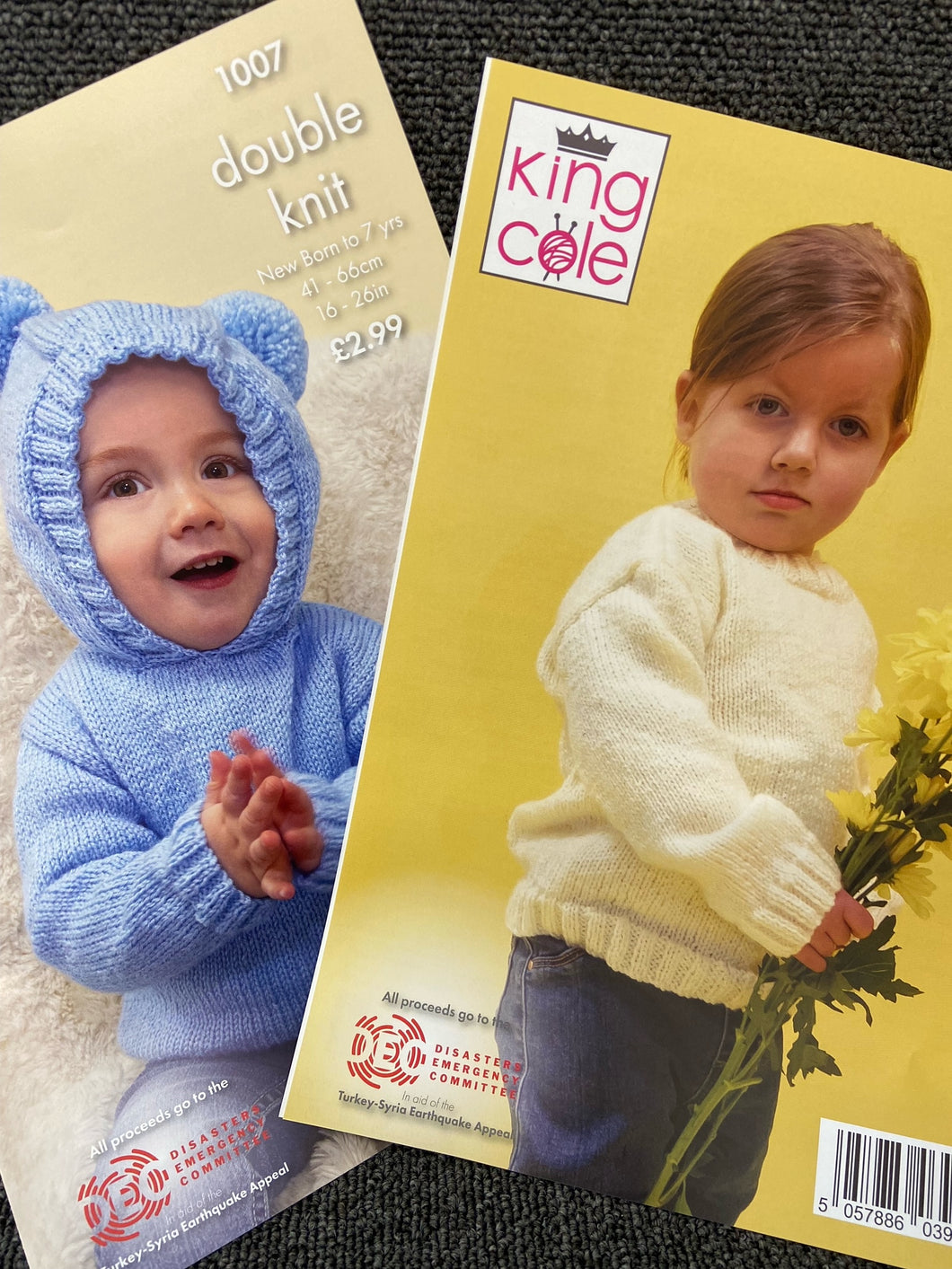 king cole baby babies hoodie cardigan double knit dk fabric shack malmesbury 1007