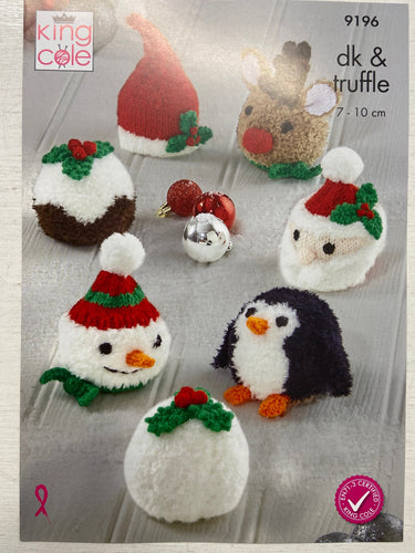 king cole christmas terrys chocolate orange knitting pattern double knit dk truffle 9196