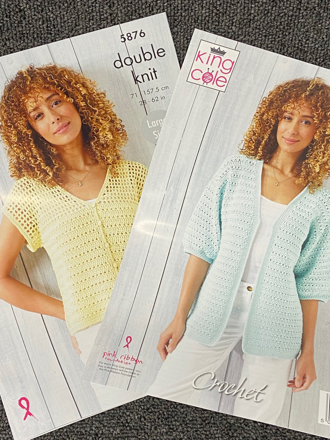 king cole crochet pattern finesse cotton silk ladies top jumper cardigan 5876 yarn fabric shack malmesbury