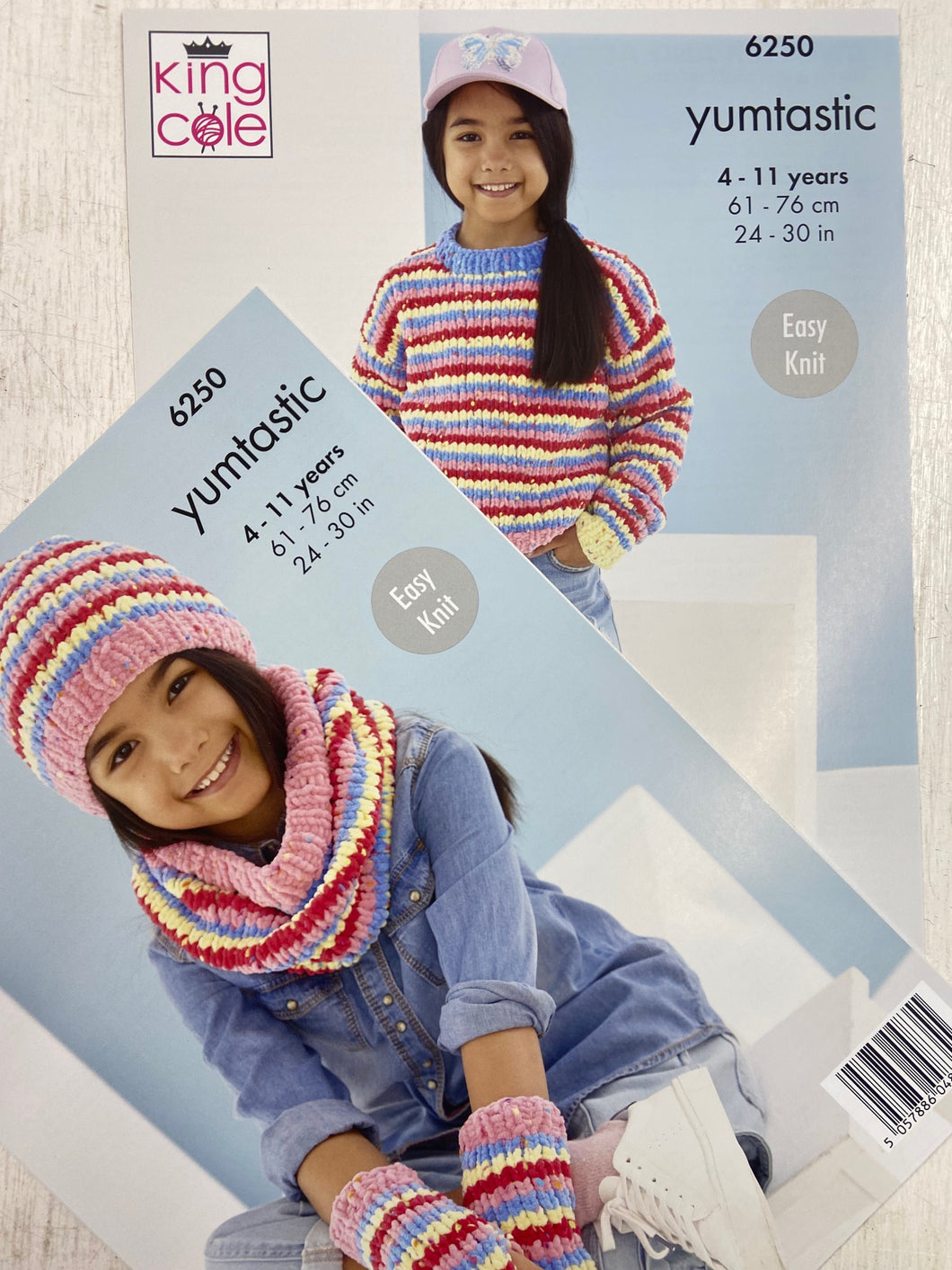 king cole knitting pattern girls boys kids jumper accessories yumtastic yummy chenille fabric shack malmesbury 6250