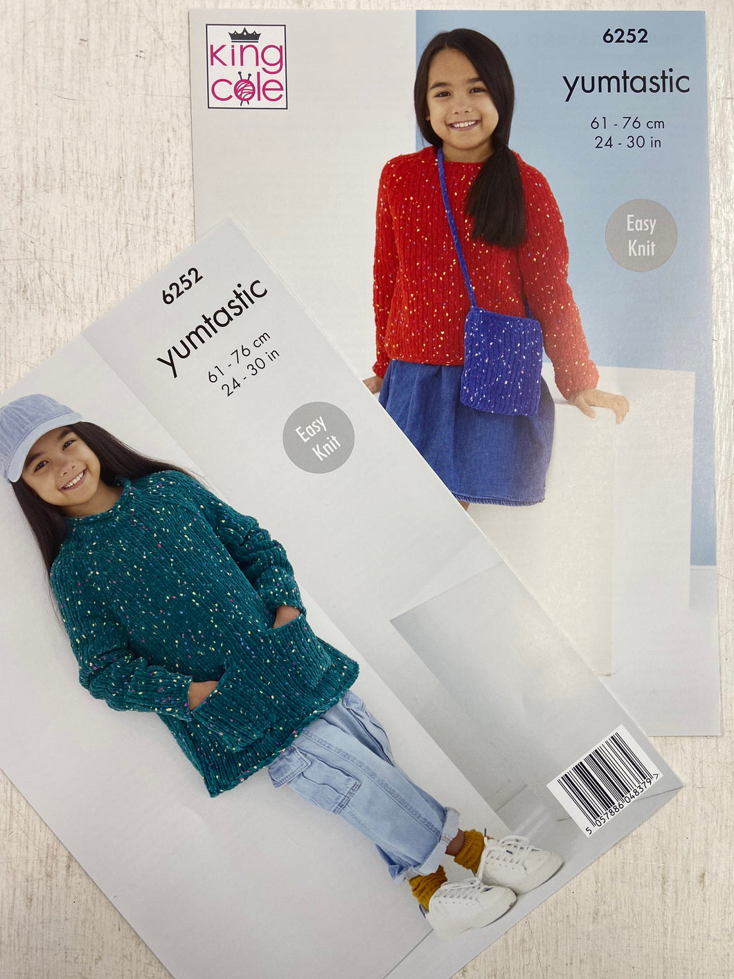 king cole knitting pattern girls boys kids jumper accessories yumtastic yummy chenille fabric shack malmesbury 6252