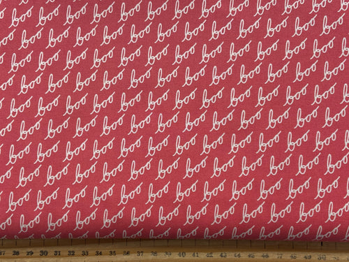 lella boutique moda hey boo halloween goth gothic boo love potion pink cotton fabric shack malmesbury