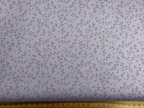 lewis & and irene floral song lavender blossom purple natures gift ditsy flowers floral flower bloom on purple cotton fabric shack malmesbury