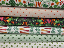 Lewis & Irene The Kitchen Garden Polka Dot Tomatoes Natural Cotton Fabric by 1/4 Metre*