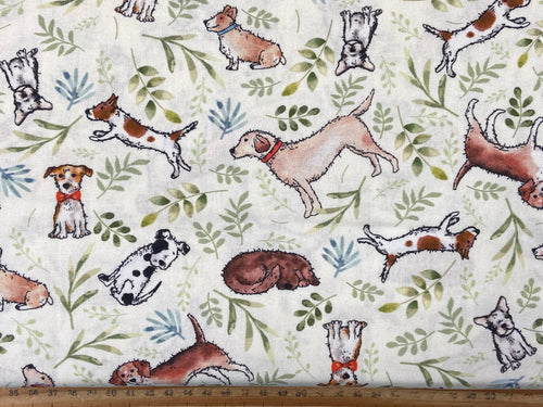 mans best friend dog puppy pup christmas holiday winter foliage white bow tie cotton fabric shack malmesbury