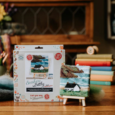 mini masterpiece crafty cottages needle felting kit crafty kit company fabric shack malmesbury box pic