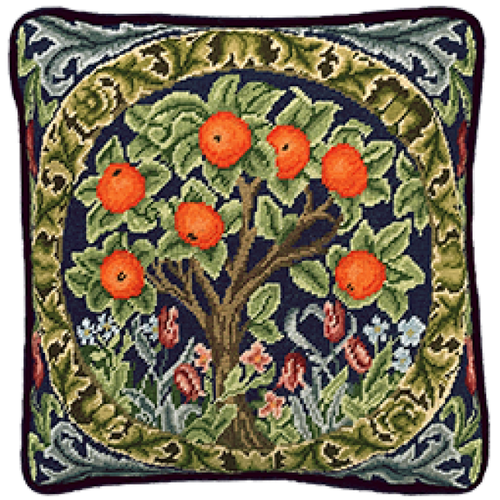 morris & and co william morris orange tree tapestry needlepoint kit TAC22 fabric shack malmesbury