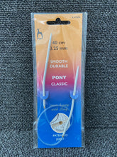 pony circular knitting needles 40cm 3.25mm smooth fabric shack knitting knit crochet wool yarn