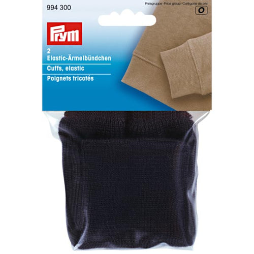 prym elastic ribbed cuffs ribbing black sweatshirt jersey stretch fabric shack malmesbury