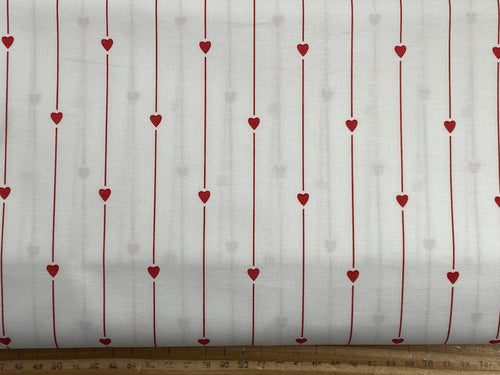 j wecker frisch riley blake all my heart valentines day love hearts panel cupid cherub fabric shack malmesbury heart string red