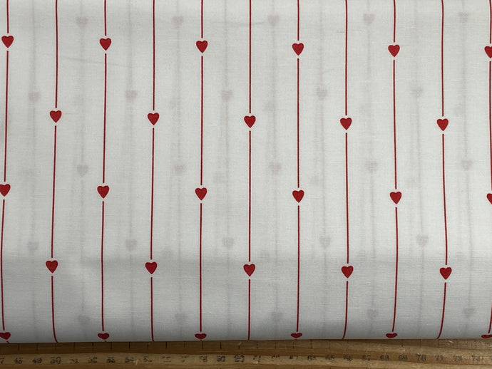 j wecker frisch riley blake all my heart valentines day love hearts panel cupid cherub fabric shack malmesbury heart string red