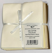 rose and hubble plain basic craft cotton fat quarter pack fabric shack malmesbury Bundle-Natural-2
