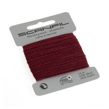 scanfil wool nylon mending darning wool yarn royal burgundy dark red fabric shack malmesbury 76072