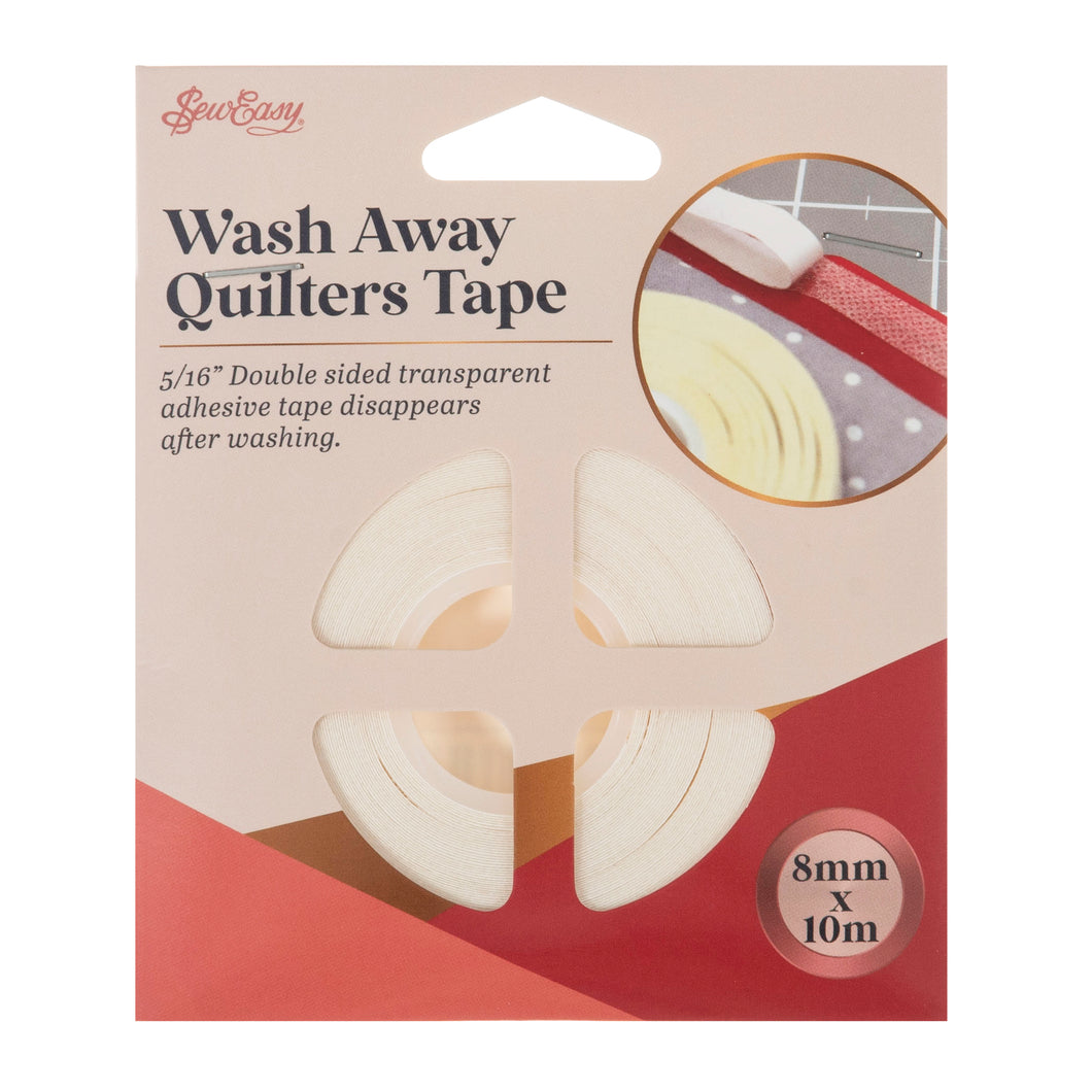 sew easy quilters quilt quilting wash away tape 8mm fabric shack malmesbury ER787