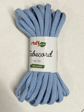 stafil tubecord tube cord word art recycled cotton tube fabric shack malmesbury baby blue 20