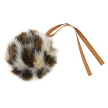 trimits hat pom pom pompom 11cm grey leopard fabric shack malemsbury TTPOM12_gLEO
