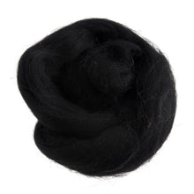 trimits needle felt felting natural wool roving 10g fabric shack malmesbury black 303