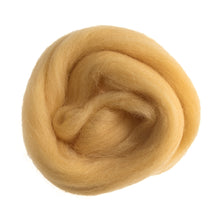 trimits needle felt felting natural wool roving 10g fabric shack malmesbury yellow 302