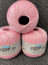 trmits crochet yarn mercerised cotton deco 10 crochet knit fabric shack malmesbury pale pink 035