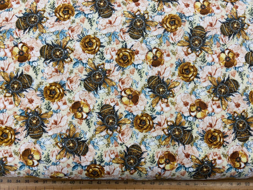 urban essence designs for blank quilting time travel fabric shack malmesbury bees cream steam punk