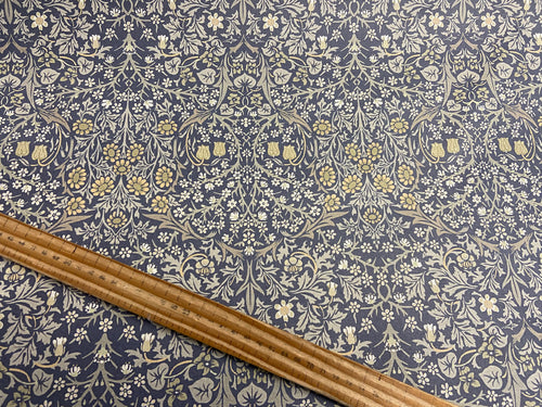 william morris blackthorne river teflon tablecloth table cloth covering blue fabric shack malmesbury