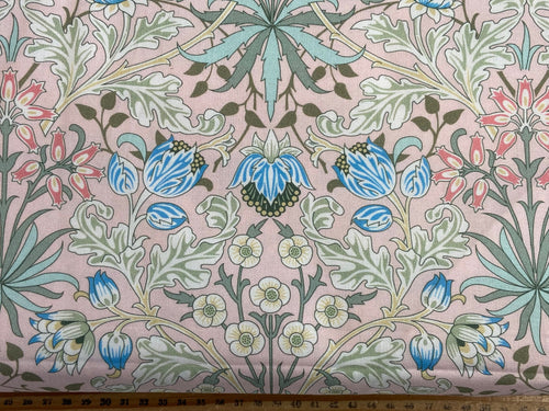 william morris simply nature flower flowers floral hyacinth pink fat quarter fq pack cotton fabric shack malmesbury 2